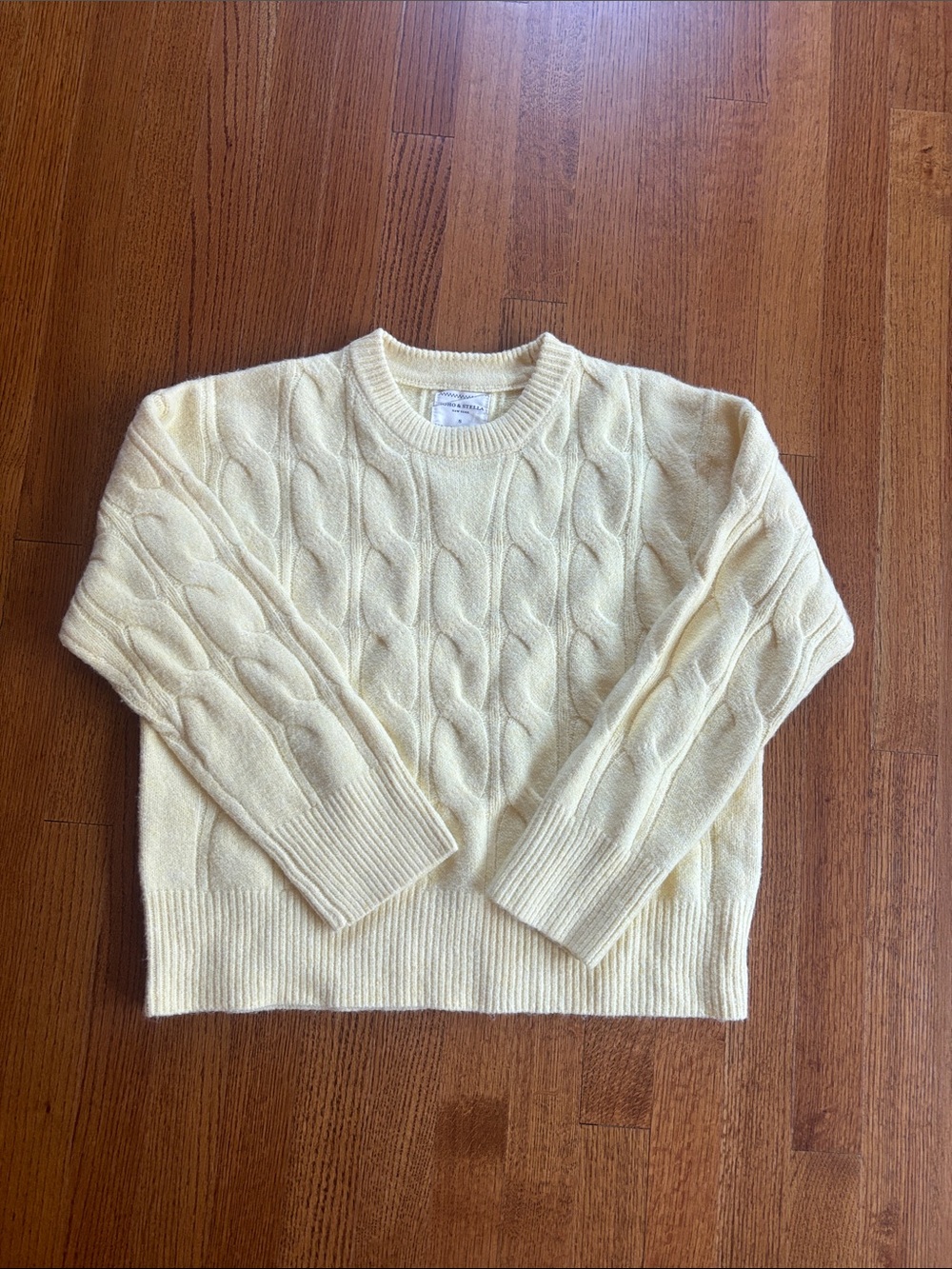 Soho and Stella Yellow Sweater